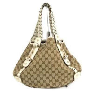 Gucci Pelham shoulder bag signature GG canvas braided leather
